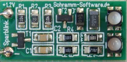 Sparblinker fertig aufgebaut bzw. als Fertigmodul